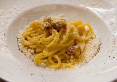 ristorante riscioli carbonara roma cucina romana ristoranti pellegrinaggio giubileo 2025 jubilee Papa Francesco