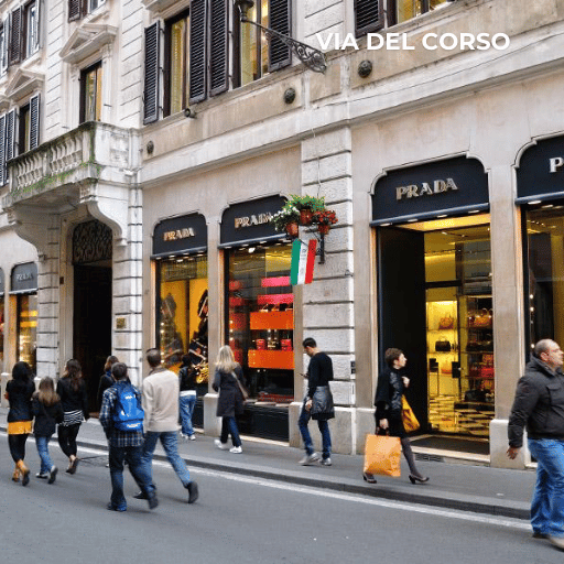 via del corso shopping roma welcome jubilee giubileo roma 2025 papa francesco